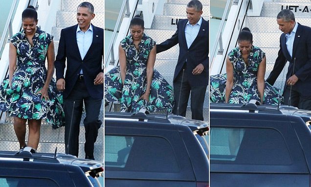 Obama Bantu Michelle Hindari Gaya Seksi `Marilyn Monroe`
